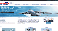 Desktop Screenshot of airspeedcharter.aero